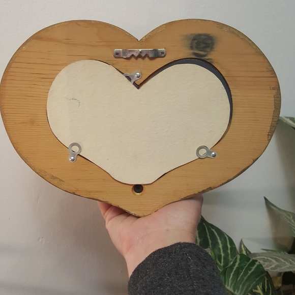 Vintage Hand Painted Heart Wall Sconces - Picture 6 of 9